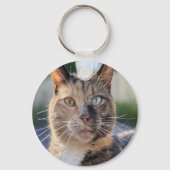 Porte-clés Ajouter une Personnaliser photo de chat (Verso)