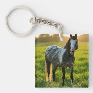 Porte-clés Ajouter une Personnaliser photo de cheval