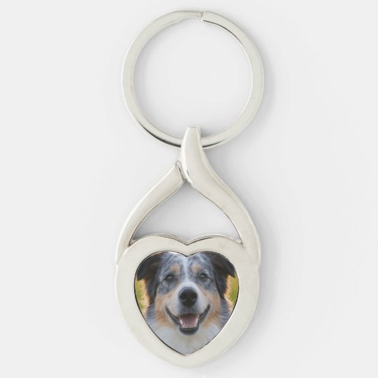 Porte-clés Ajouter une photo de l'animal Personnaliser (Devant)