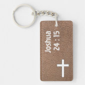 Porte-clés Ajouter vos devis d'encouragement| Versets bibliqu (Devant)