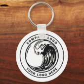 Porte-clés Ajouter votre logo de marque personnalisée (Recto)