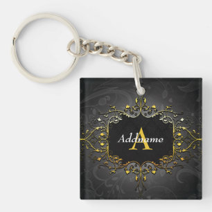 Porte-clés Ajouter votre nom et votre initiale