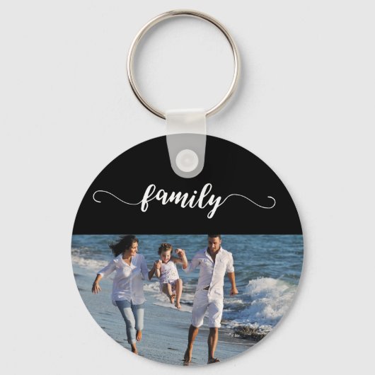 Porte-clés Ajouter votre photo de famille (Recto)