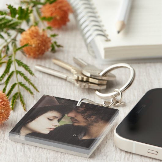 Porte-clés Ajouter votre photo préférée à cette photo personn (Devant Droit)