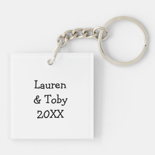 Porte-clés Ajouter votre photo préférée à cette photo personn (Dos)