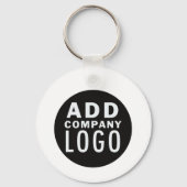 Porte-clés ajouter votre propre logo | personnalisé (Recto)