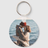 Porte-clés Ajouter votre propre photo personnalisée double fa (Verso)