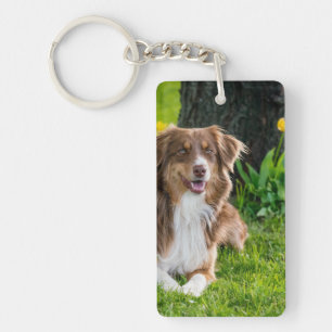 Porte-clés Ajouter votre propre photo personnalisée double fa