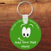 Porte-clés Ajouter votre texte ici Porte - clé (Recto)