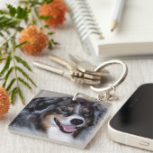 Porte-clés ajoutez un porte - clé acrylique double face de (Devant Droit)