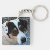 Porte-clés ajoutez un porte - clé acrylique double face de (Dos)