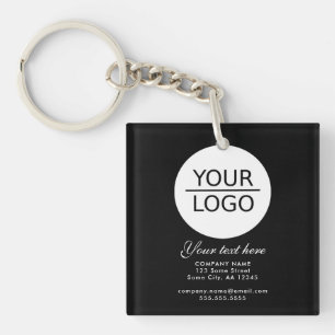 Porte-clés Ajoutez votre logo avec promotion de texte personn