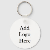 Porte-clés Ajoutez votre logo professionnel à cette (Recto)