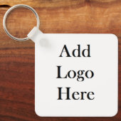 Porte-clés Ajoutez votre logo professionnel à cette (Recto)