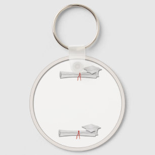 Porte-clés Ajoutez votre propre porte - clé de blanc des