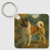 Porte-clés Akita (Recto)