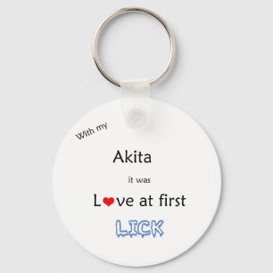 Porte-clés Akita Love chez First Lick Porte - clé