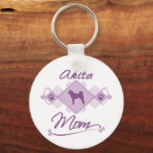 Porte-clés Akita Maman (Recto)