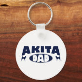 Porte-clés Akita Papa (Recto)