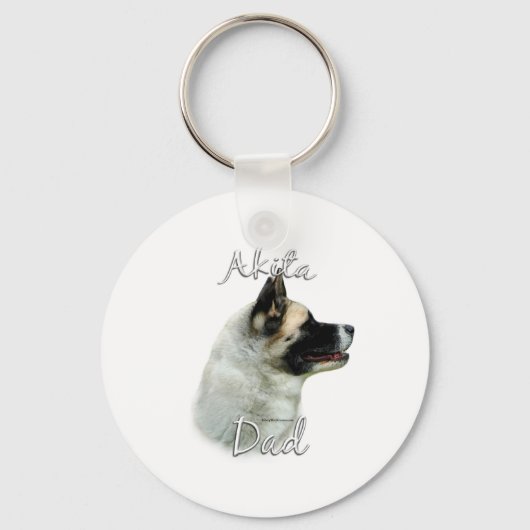Porte-clés Akita Papa 2 (Recto)