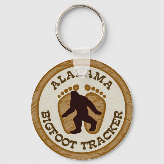 Porte-clés Alabama Bigfoot Tracker (Recto)