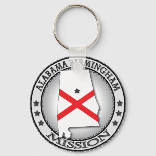 Porte-clés Alabama Birmingham LDS Mission Cadeaux