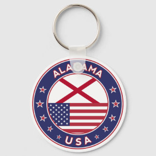 Porte-clés Alabama, États-Unis, T-shirt Alabama, Alabama