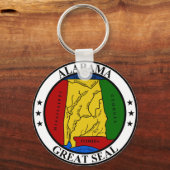 Porte-clés Alabama sceau américain drapeau symbole rep (Recto)