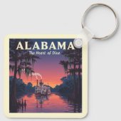 Porte-clés Alabama vintage (Dos)