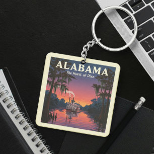 Porte-clés Alabama vintage