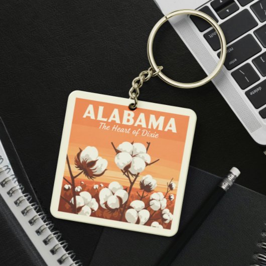Porte-clés Alabama vintage