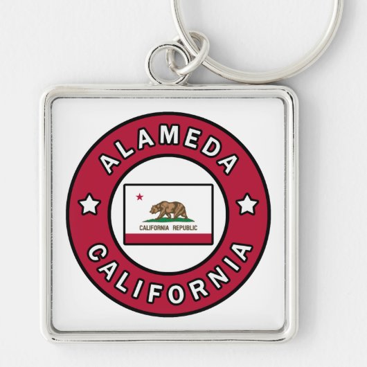 Porte-clés Alameda Californie (Devant)