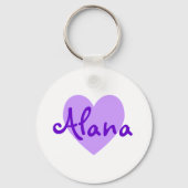 Porte-clés Alana en violet (Recto)