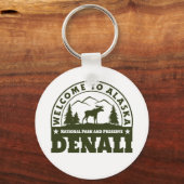 Porte-clés Alaska. Parc national et réserve de Denali (Recto)