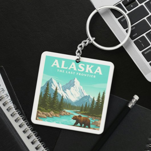 Porte-clés Alaska vintage