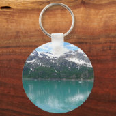 Porte-clés Alaska White Dogwood Flower et Ocean Mountain (Verso)