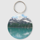 Porte-clés Alaska White Dogwood Flower et Ocean Mountain (Verso)