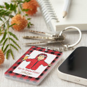 Porte-clés Alaskan Cruise Homme Caricature Drôle La Neige Drô (Devant droit)