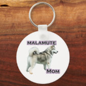 Porte-clés Alaskan Malamute Maman 4 (Recto)