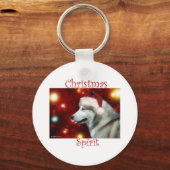 Porte-clés Alaskan Malamute Spirit (Recto)