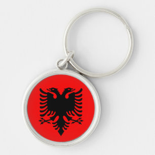 Porte-clés Albanie - Drapeau albanais