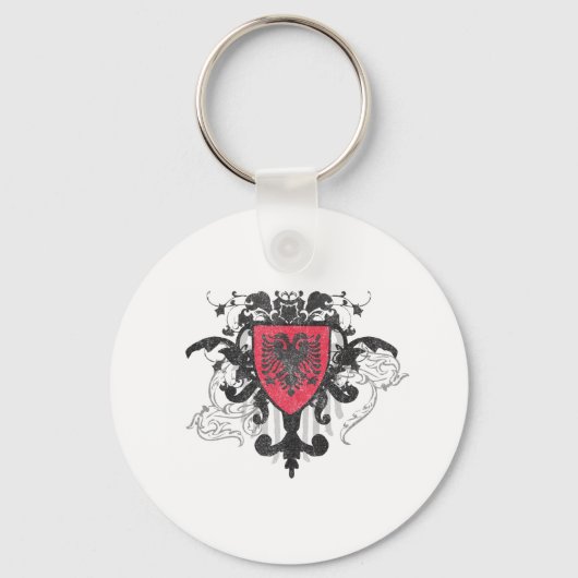 Porte-clés Albanie élégante (Recto)