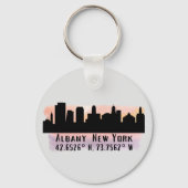Porte-clés Albany NY City Skyline (Recto)