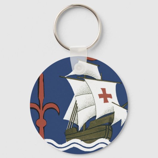Porte-clés Albergo Columbia Gênes ~ Trieste (Recto)