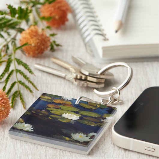 Porte-clés Albert Edelfeue - Lys d'eau, étude (Devant Droit)