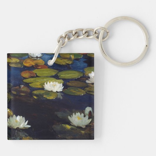 Porte-clés Albert Edelfeue - Lys d'eau, étude (Dos)