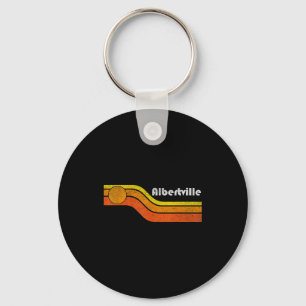 Porte-clés Albertville - Vintage Hommes Femmes 70s 80s Graphi