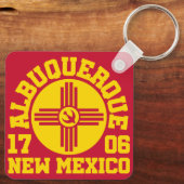 Porte-clés Albuquerque, Nouveau-Mexique (Verso)