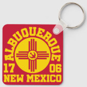 Porte-clés Albuquerque, Nouveau-Mexique (Dos)