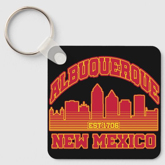 Porte-clés Albuquerque, Nouveau-Mexique (Recto)